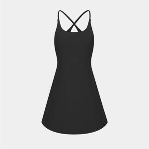 HALARA Black Backless Dress
